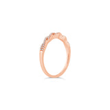 0.12ct 14k Rose Gold Diamond Lady's Band