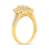 0.94ct 14k Yellow Gold Diamond Lady's Ring