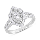 0.80ct 14k White Gold Diamond Lady's Ring