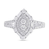 0.80ct 14k White Gold Diamond Lady's Ring