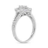 0.80ct 14k White Gold Diamond Lady's Ring