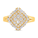 0.75ct 14k Yellow Gold Diamond Lady's Ring