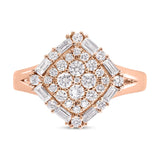 0.75ct 14k Rose Gold Diamond Lady's Ring