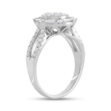 0.99ct 14k White Gold Diamond Lady's Ring
