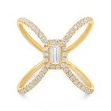 0.50ct 14k Yellow Gold Diamond Lady's Ring