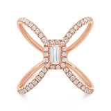 0.50ct 14k Rose Gold Diamond Lady's Ring