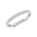 0.23ct 14k White Gold Diamond Lady's Band