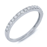 0.30ct 14k White Gold Diamond Lady's Band Size 6
