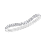 0.35ct 18k White Gold Diamond Lady's Band Size 5.75
