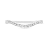 0.35ct 18k White Gold Diamond Lady's Band Size 5.75