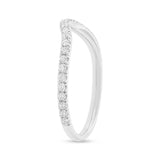 0.35ct 18k White Gold Diamond Lady's Band Size 5.75