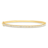 1.23ct 18k Yellow Gold Diamond Bangle