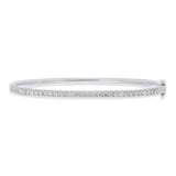 1.23ct 18k White Gold Diamond Bangle