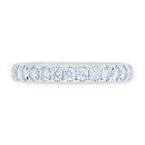 0.55ct 14k White Gold Diamond Lady's Band Size 5