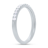 0.55ct 14k White Gold Diamond Lady's Band Size 5