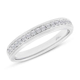 0.23ct 14k White Gold Diamond Lady's Band