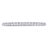 0.22ct 14k White Gold Diamond Lady's Band Size 6.25