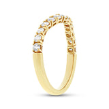 0.47ct 14k Yellow Gold Diamond Flexi Band Size 8.25
