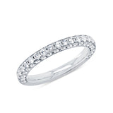 1.07ct 14k White Gold Diamond Lady's Band