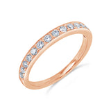 0.36ct 14k Rose Gold Diamond Lady's Band