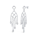 1.56ct 14k White Gold Diamond Earring