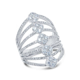 1.14ct 14k White Gold Diamond Lady's Ring