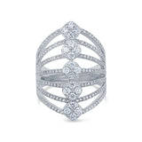 1.14ct 14k White Gold Diamond Lady's Ring