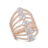 1.14ct 14k Rose Gold Diamond Lady's Ring