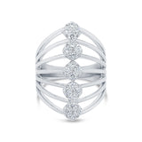0.68ct 14k White Gold Diamond Lady's Ring