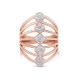 0.68ct 14k Rose Gold Diamond Lady's Ring