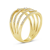 0.52ct 14k Yellow Gold Diamond Baguette Lady's Ring