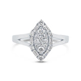 0.47ct 14k White Gold Diamond Lady's Ring