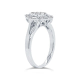 0.47ct 14k White Gold Diamond Lady's Ring
