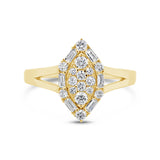 0.47ct 14k Yellow Gold Diamond Lady's Ring