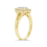 0.47ct 14k Yellow Gold Diamond Lady's Ring