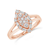 0.47ct 14k Rose Gold Diamond Lady's Ring