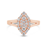 0.47ct 14k Rose Gold Diamond Lady's Ring
