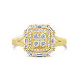 0.54ct 14k Yellow Gold Diamond Lady's Ring