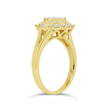 0.54ct 14k Yellow Gold Diamond Lady's Ring