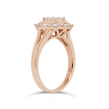 0.54ct 14k Rose Gold Diamond Lady's Ring