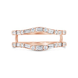 0.60ct 14k Rose Gold Diamond Lady's Ring Guard