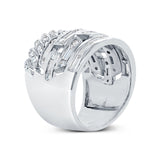 1.58ct 14k White Gold Diamond Baguette Lady's Ring