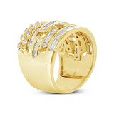 1.58ct 14k Yellow Gold Diamond Baguette Lady's Ring