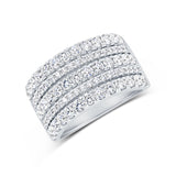 1.80ct 14k White Gold Diamond Lady's Ring