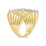0.68ct 14k Yellow Gold Diamond Lady's Ring