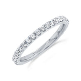 0.38ct 14k White Gold Diamond Lady's Band