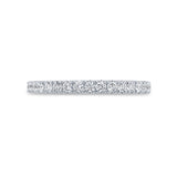 0.38ct 14k White Gold Diamond Lady's Band