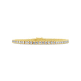 4.55ct 14k Yellow Gold Diamond Tennis Bracelet