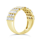 1.65ct 14k Yellow Gold Diamond Baguette Lady's Ring