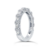 0.56ct 14k White Gold Diamond Lady's Band Size 4.5